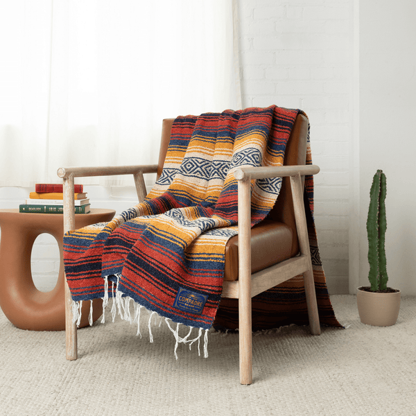 Woven Mexican Blanket - Compadre