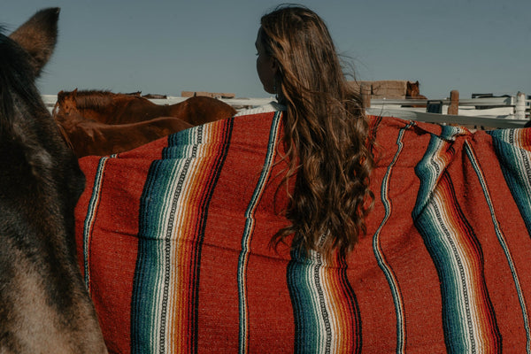 Woven Mexican Blanket - Compadre