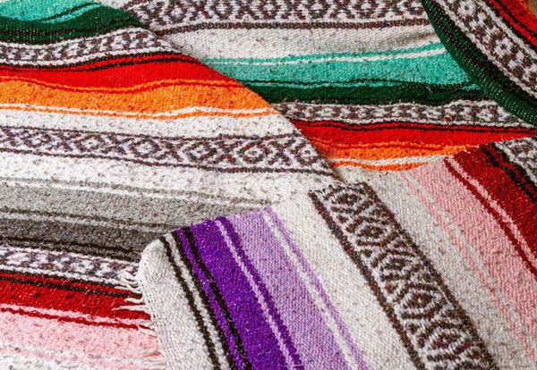 Types of Mexican Blankets Explained: Sarape, Falsa & Saltillo - Compadre