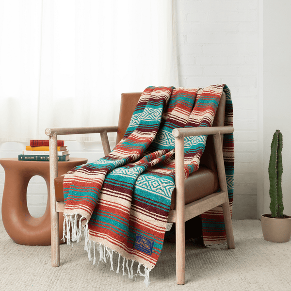 Woven Mexican Blanket - Compadre
