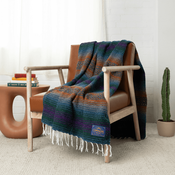 Woven Mexican Blanket - Compadre
